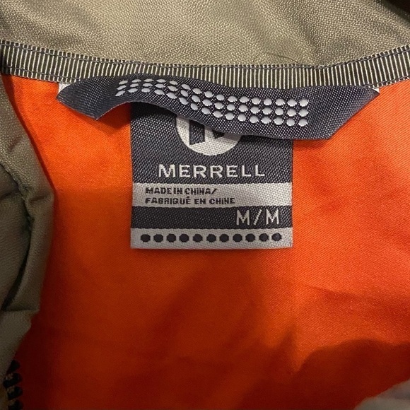 Merrell Align Zip Up Quilted Zip Pockets Puffer Jacket Sage Women Size M - Picture 4 of 6